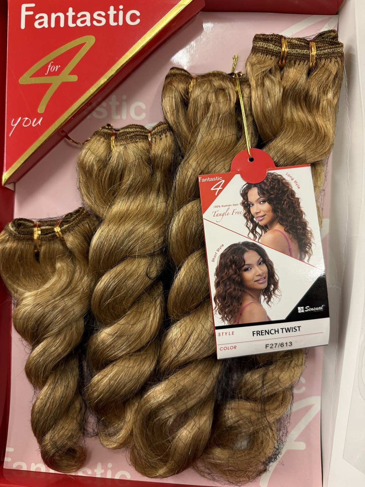 SENSUAL COLLECTION FANTASTIC 4 French Twist 8”10”12”14” #F27/613