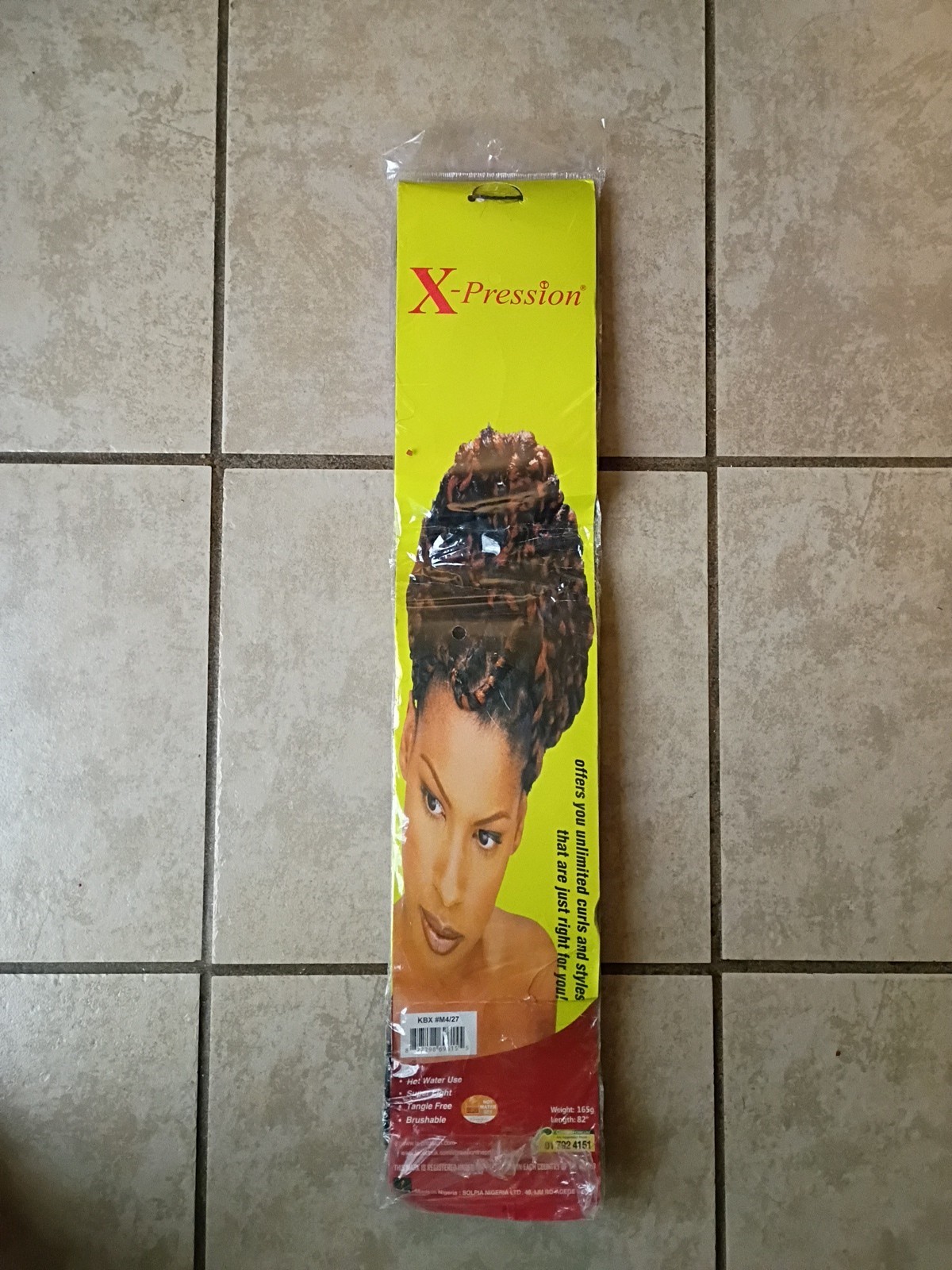 X-pression Premium Original Ultra Braid Color: M4/27 Dual Color Light & Dk Brown