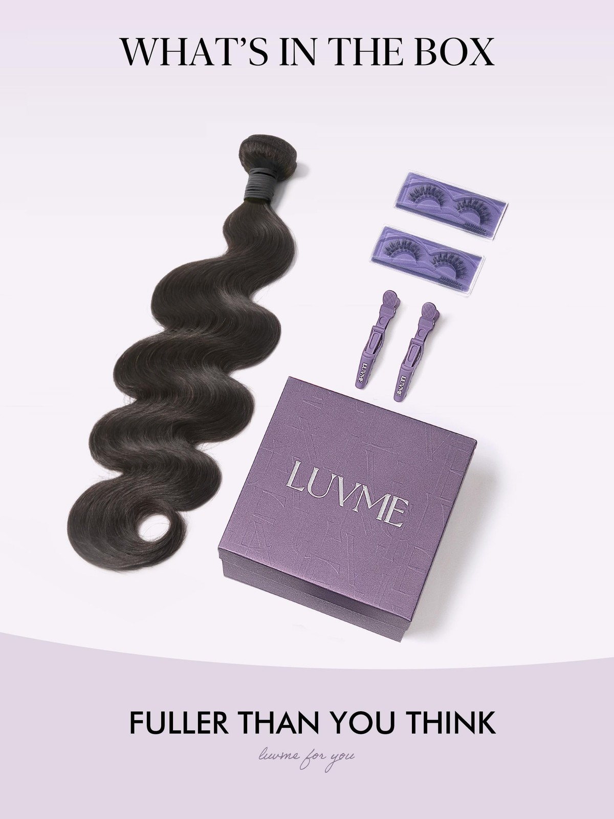 Luvme 12A Human Hair Bundle Body Wave 18 Inch 100 Brazilian Virgin Human Hair 1