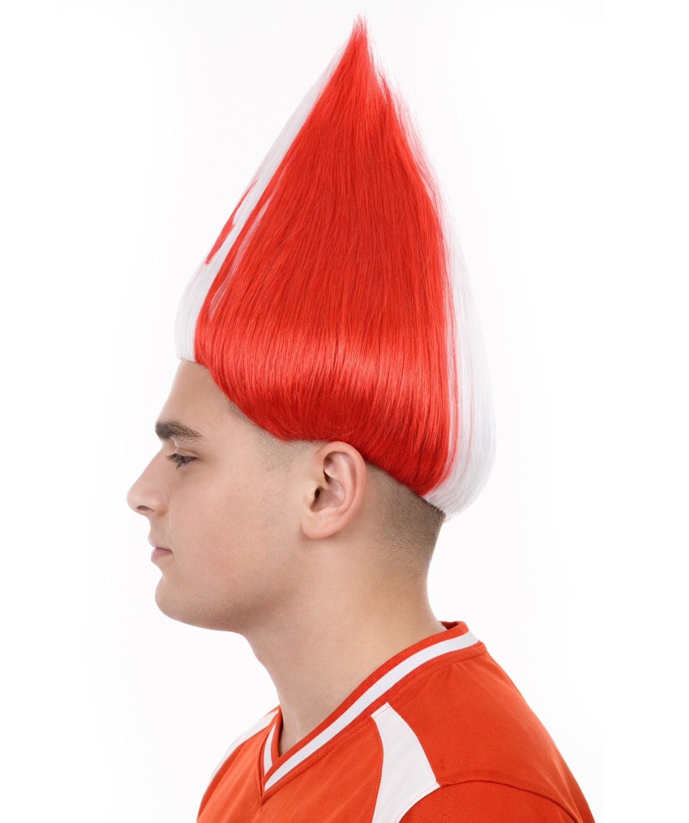 Canada Flag Troll Wig Adult Unisex Costume Halloween Party