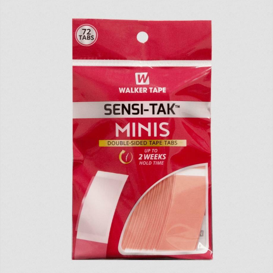 Walker Sensi-Tak Tape Mini Strips Tabs Toupee Poly Units Adhesive System 72 PCS