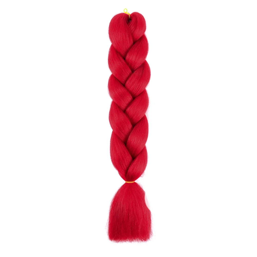 DIY Jumbo Braiding Hair Synthetic Afro Ombre Crochet Braid Extensions For Women