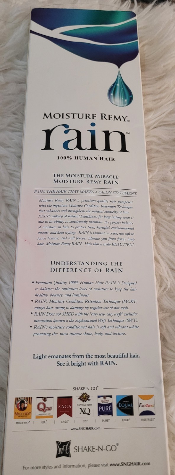 Moisture Remy Rain Yaky 100% Human Hair Extensions 10S”