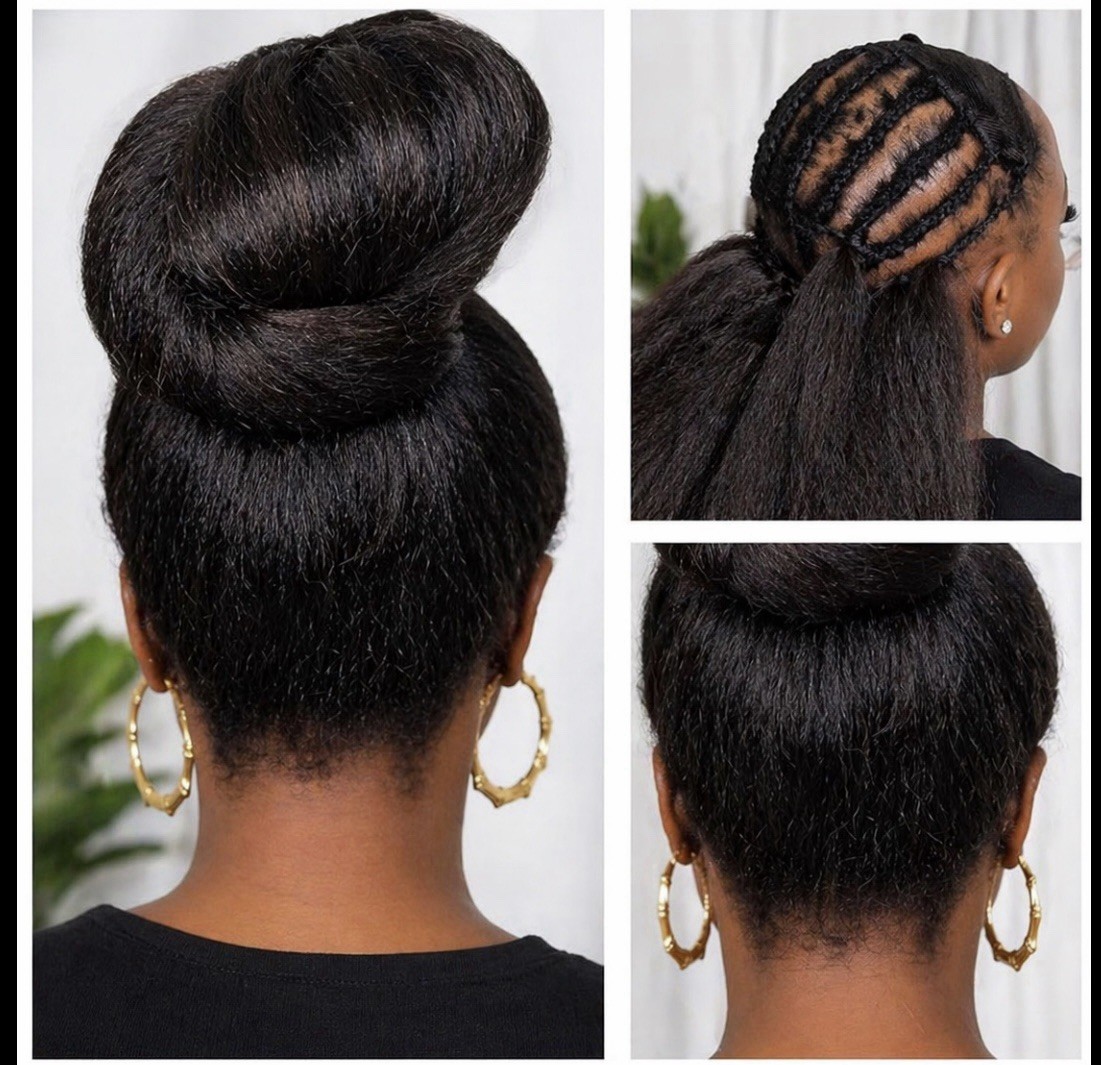 26 inch Kinky Straight Vixen Crochet Hair synthetic Bundles (3 Pack) Multi Color