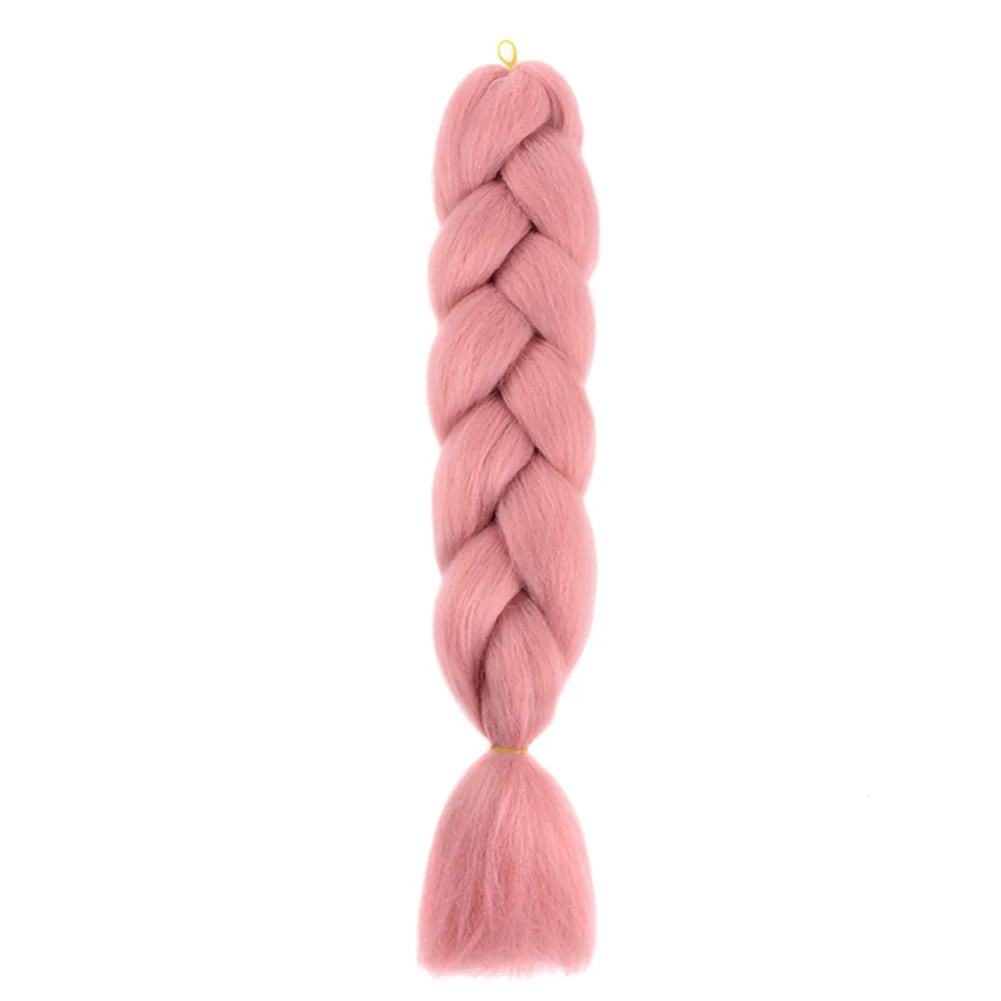 DIY Jumbo Braiding Hair Synthetic Afro Ombre Crochet Braid Extensions For Women