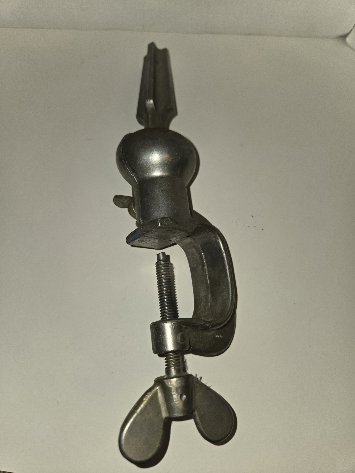 Vintage Wig Clamp Mannequin Head Holder Adjustable Metal Japan Cosmetology