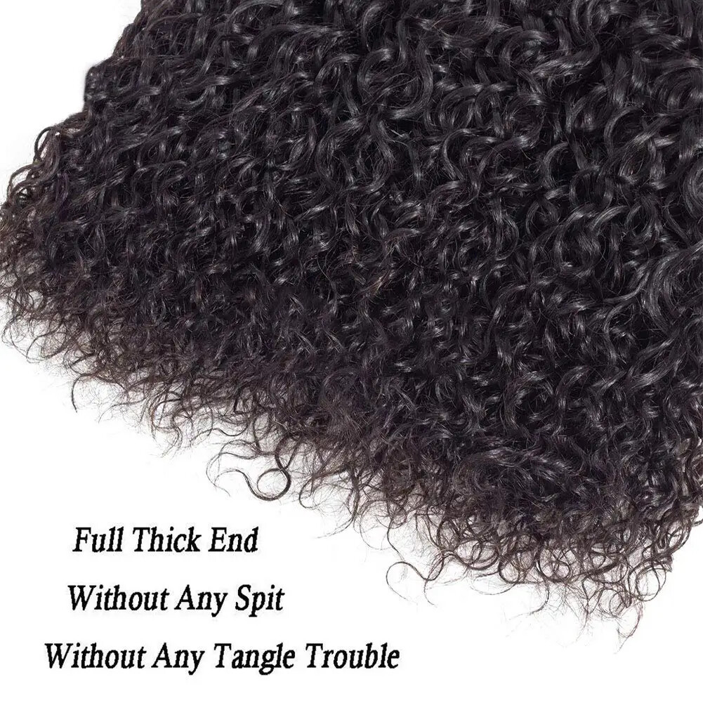 10A Small Spirals Curly Bundles Unprocessed Kinky Curly Human Hair Deep Virgin