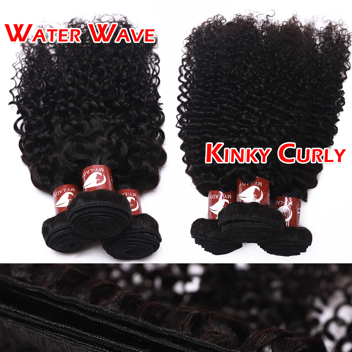 100% Human Hair Bundles Remy Virgin Hair Extensions Straight / Body / Water Wave