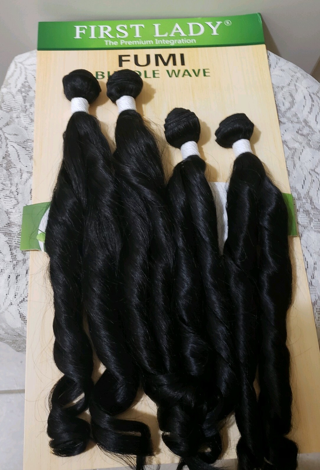 X-Tress Brazilian Hair Bundles 4 pcs synthetic hair:color # 1B Natural Black New