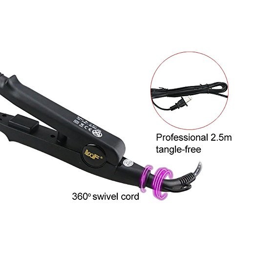 Universal Fusion Pre Bonded Hair Extension Heat Connector Wand Iron Melting Tool