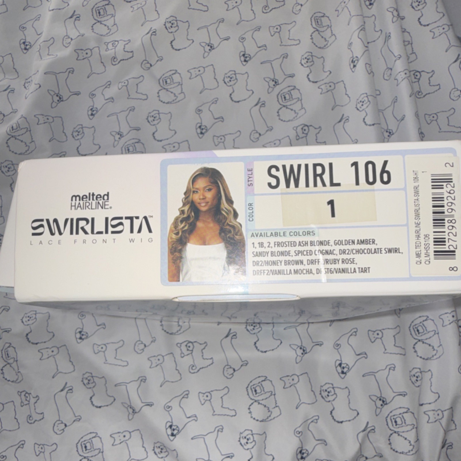 Outre Melted Hairline Swirlista Lace Front Wig SWIRL 106 C-Part Black 1
