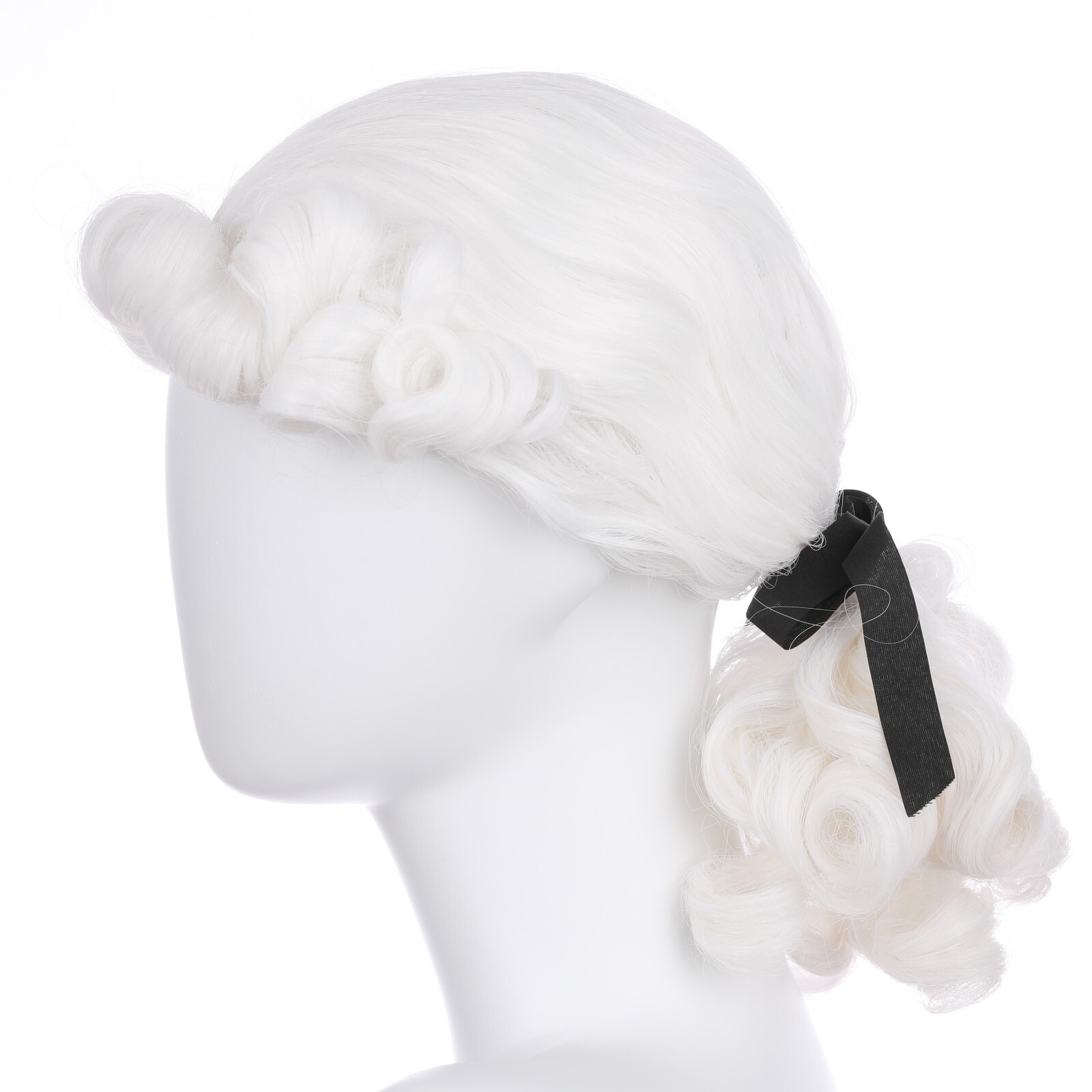Onedor Kid’s Long Curly Colonial Judge Cosplay Wigs (george washington wig)