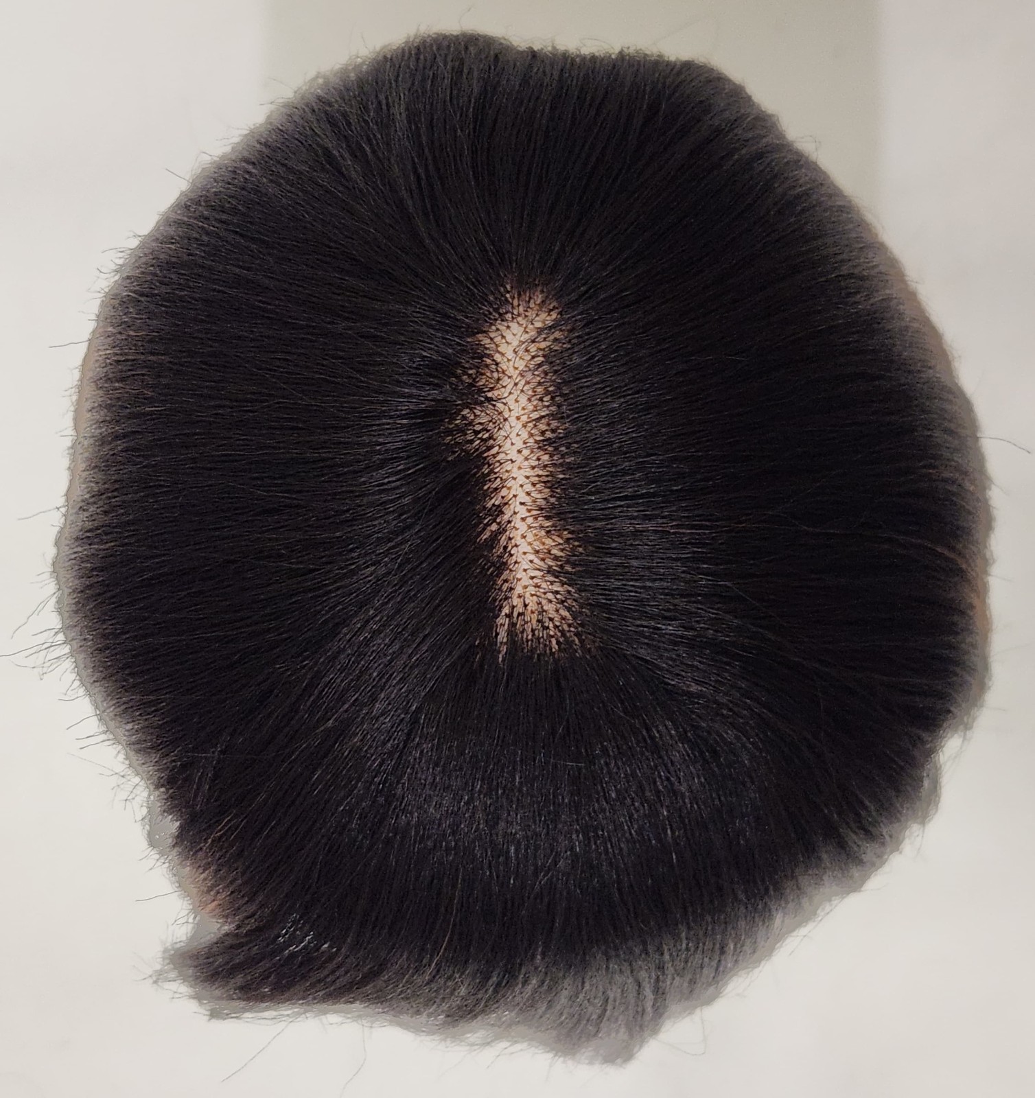 Luvme Hair Wig Black With Streaks Bangs