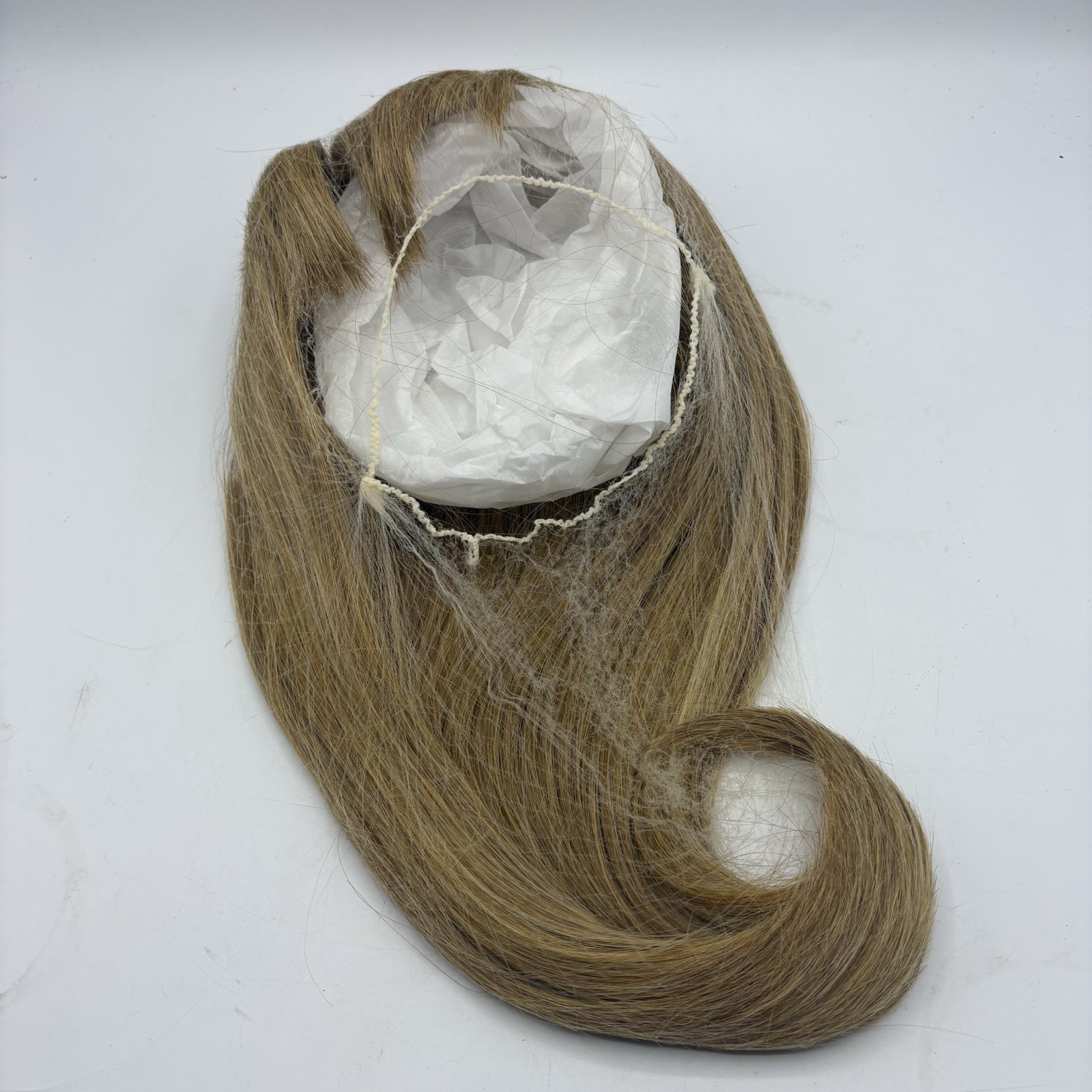 Hairdo 14in Fringe Top of Head Hair Topper R25 Ginger Blonde Synthetic NIB