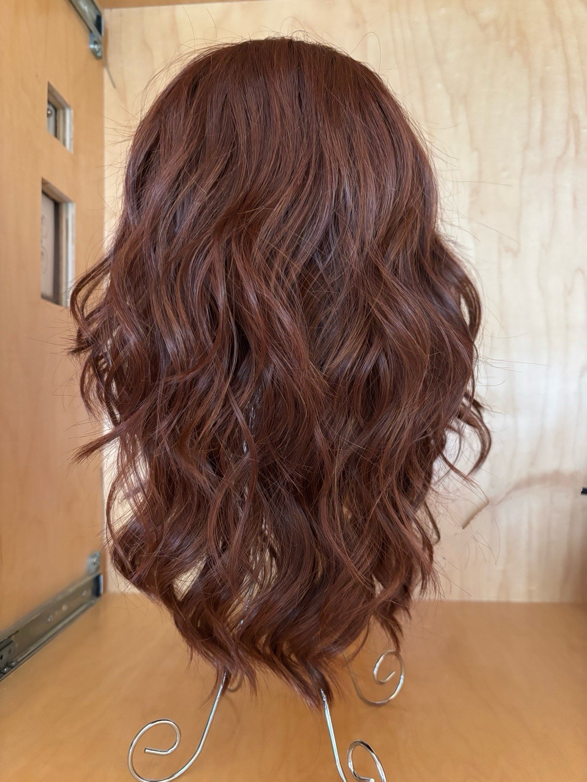 Wigs For Every Woman Auburn Red Wavy Wig