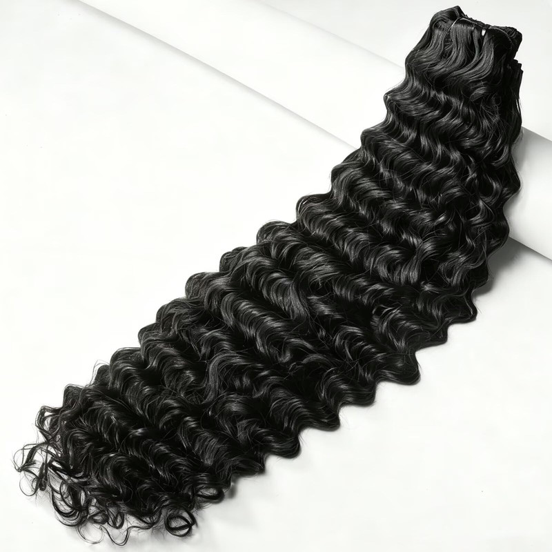 Triippy Deep Wave Bundles Human Haircurly Single Bundle By 100 Raw Cambodian