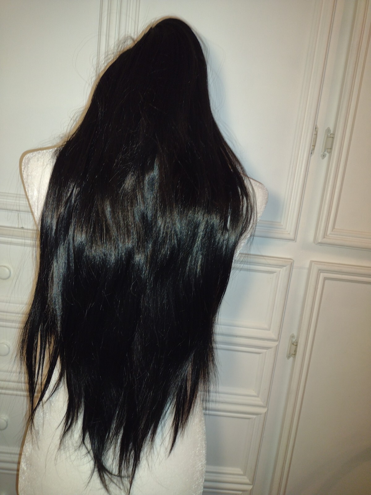 Andria Wig Black Hair Lace Front Synthetic Long Hair 22″ New in Original Package