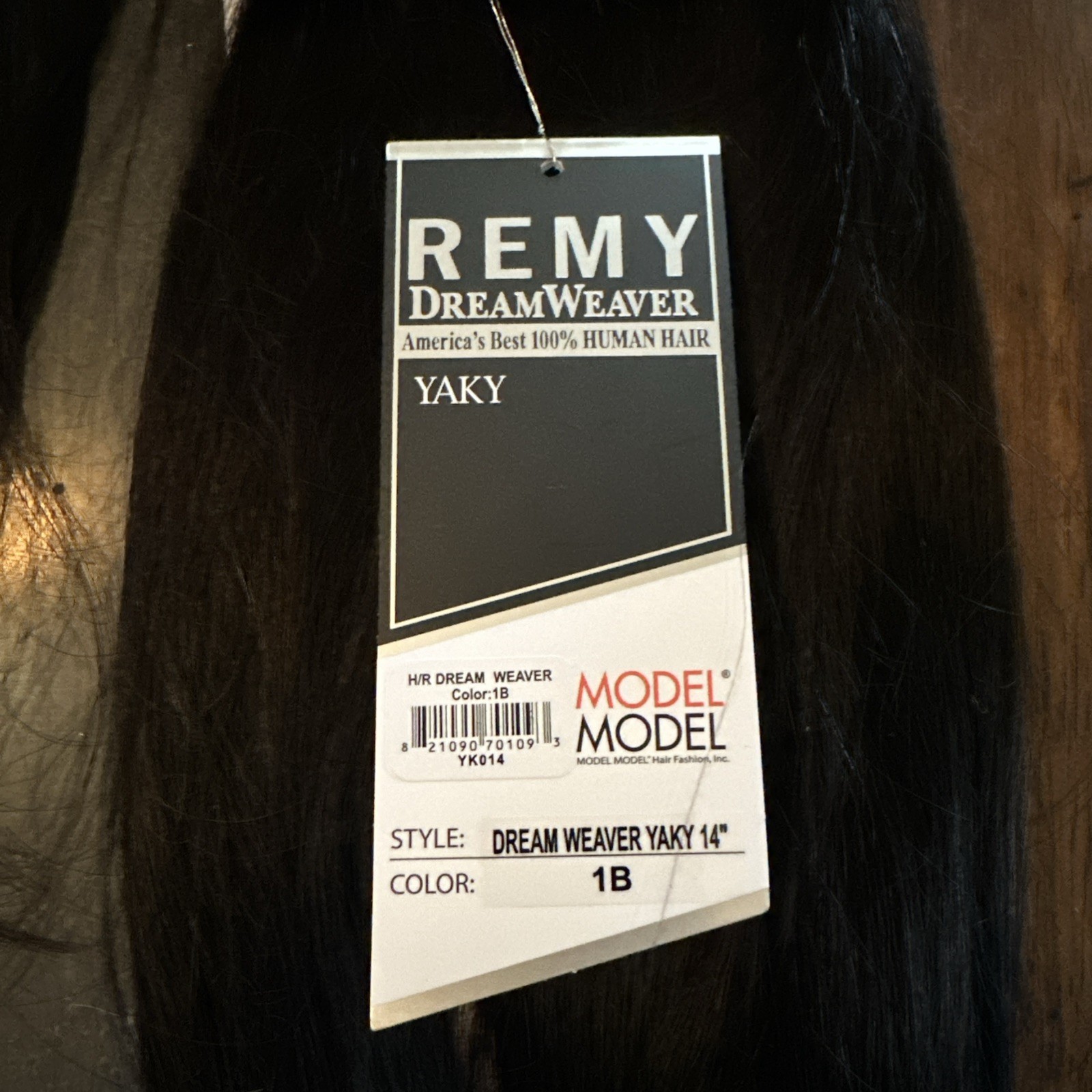 100% HUMAN HAIR EXTENSION 14” MODEL MODEL DREAMWEAVER YAKY