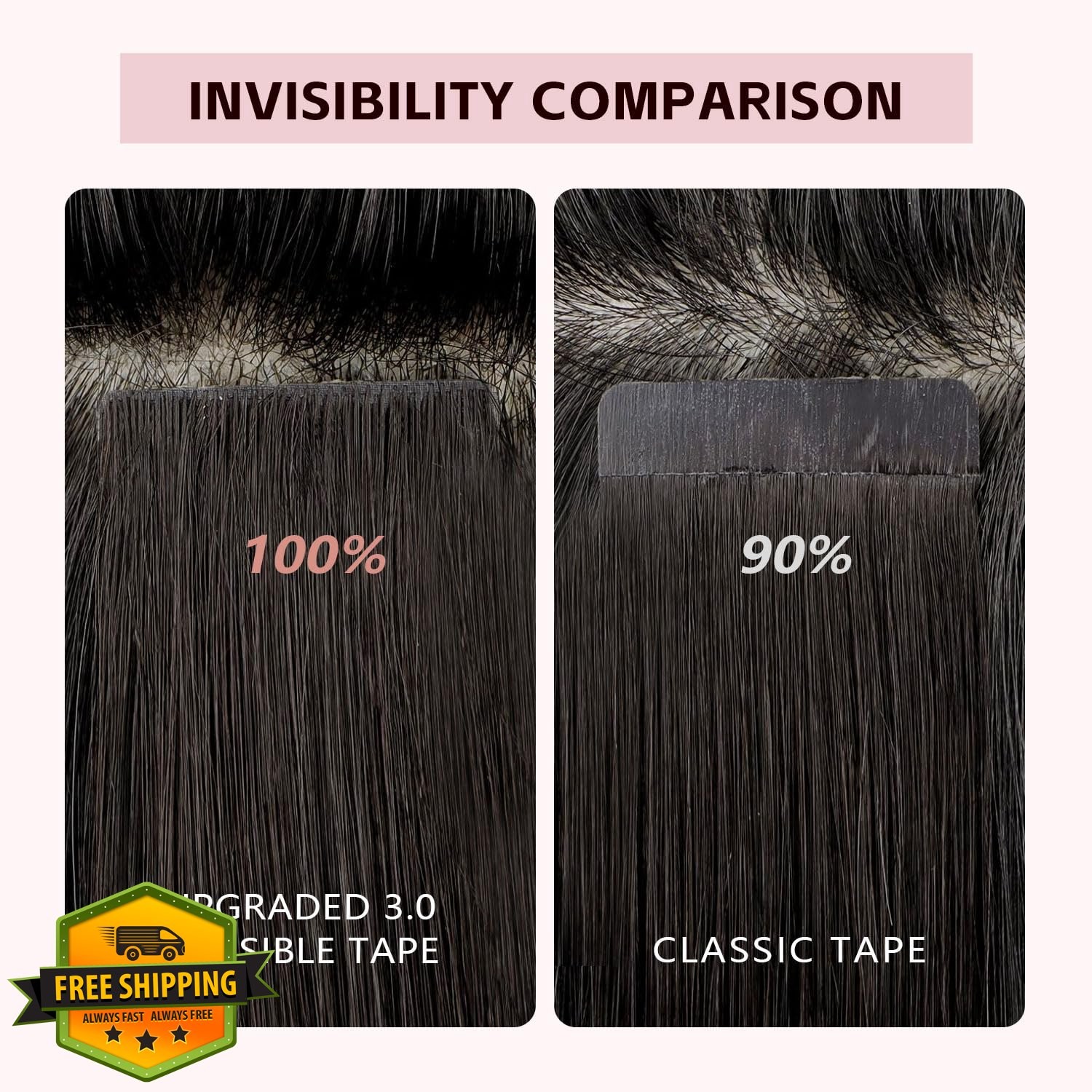 Sweetmet Tape in Hair Extensions Platinum Blonde 16″ 35g