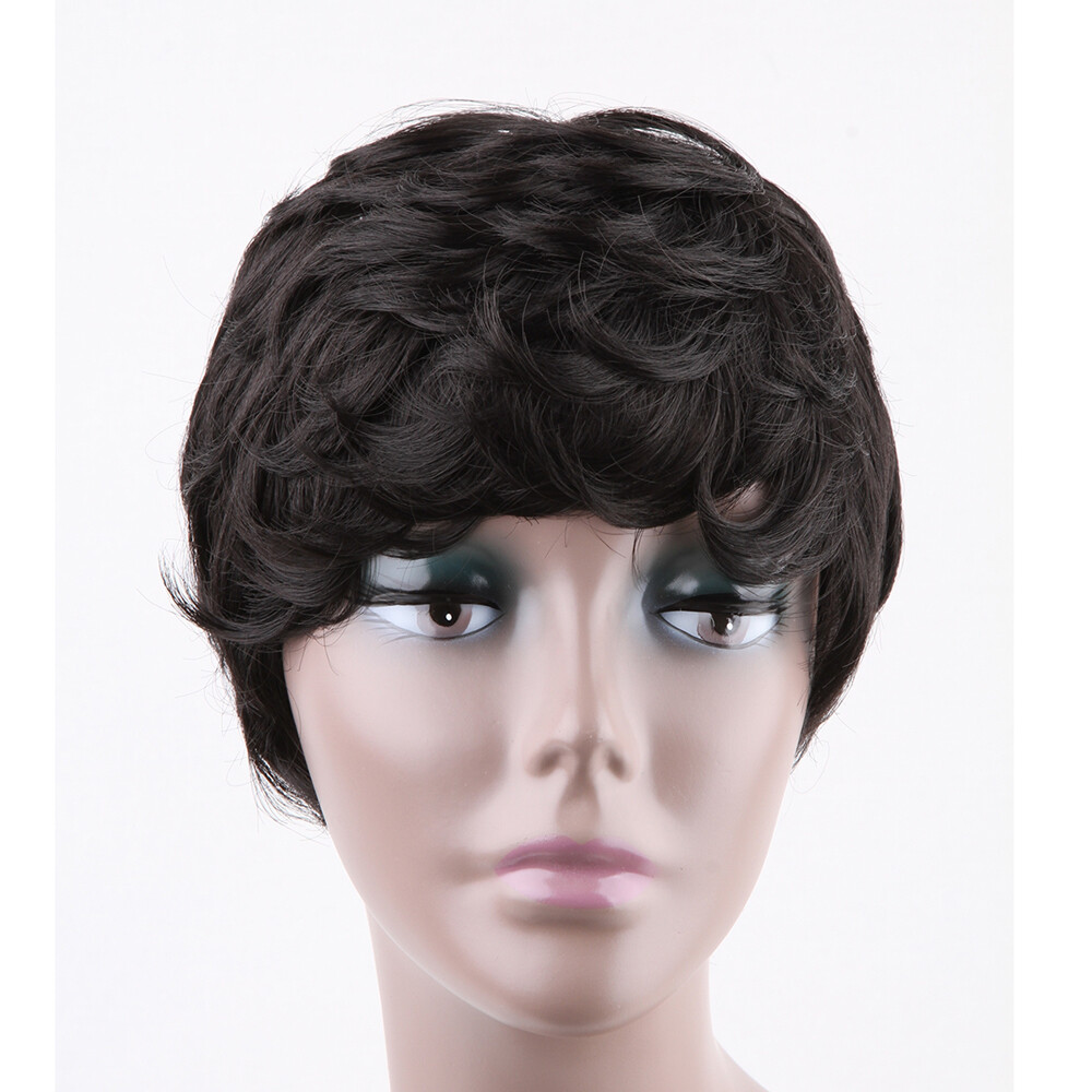 Human Hair Wigs Pixie Wigs Pixie Cut Short Wave Wigs for Women