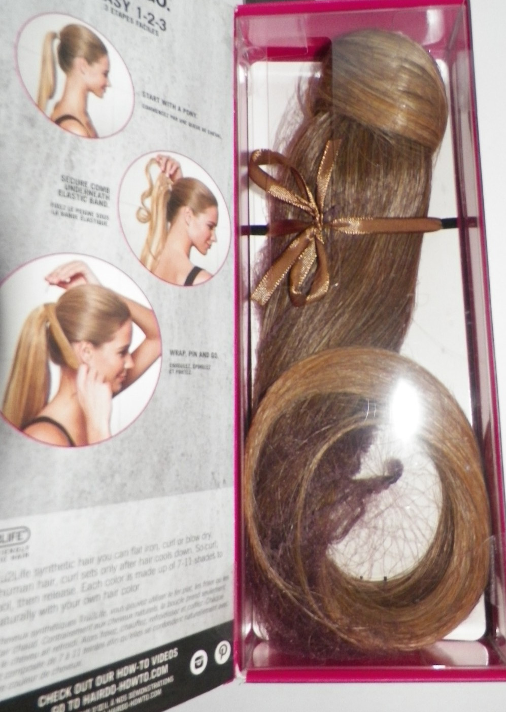 Hairdo 18″ Dark Blonde Simply Straight Pony Tail Buttered Toast R1416T