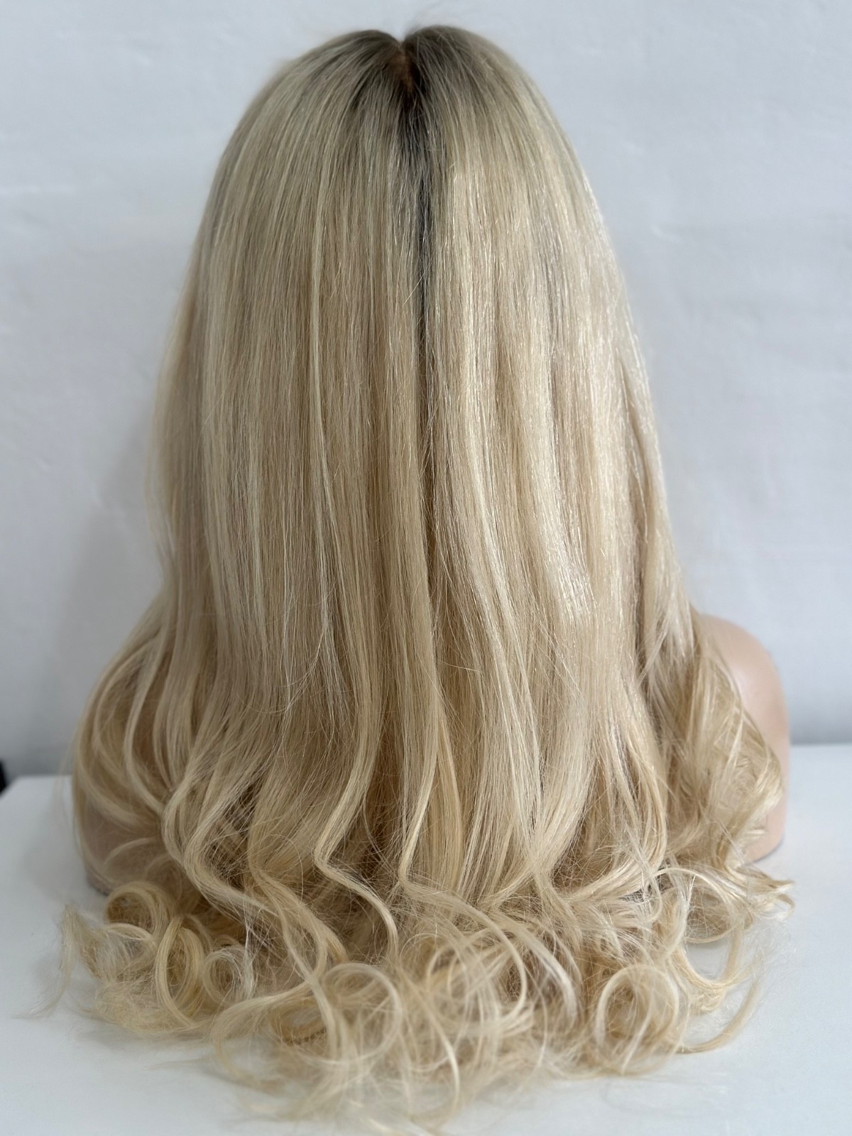 Blonde Lace wig , 100% human hair lBrand New ROOTED 20” custom order