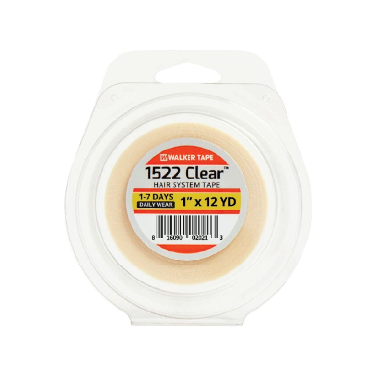 1522 Clear Adhesive Tape for hair systems wigs 1.0″ wide x 12 yard roll