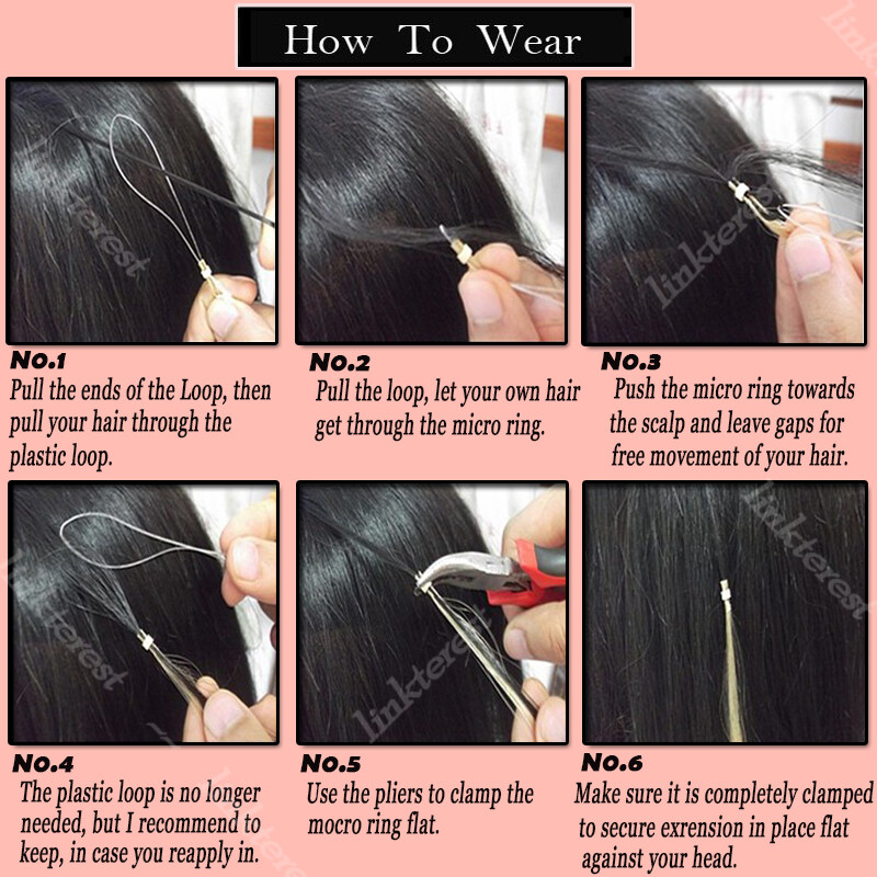 CLEARANCE Easy Loop Ring Micro Beads Real Remy Human Hair Extensions Blonde 100S