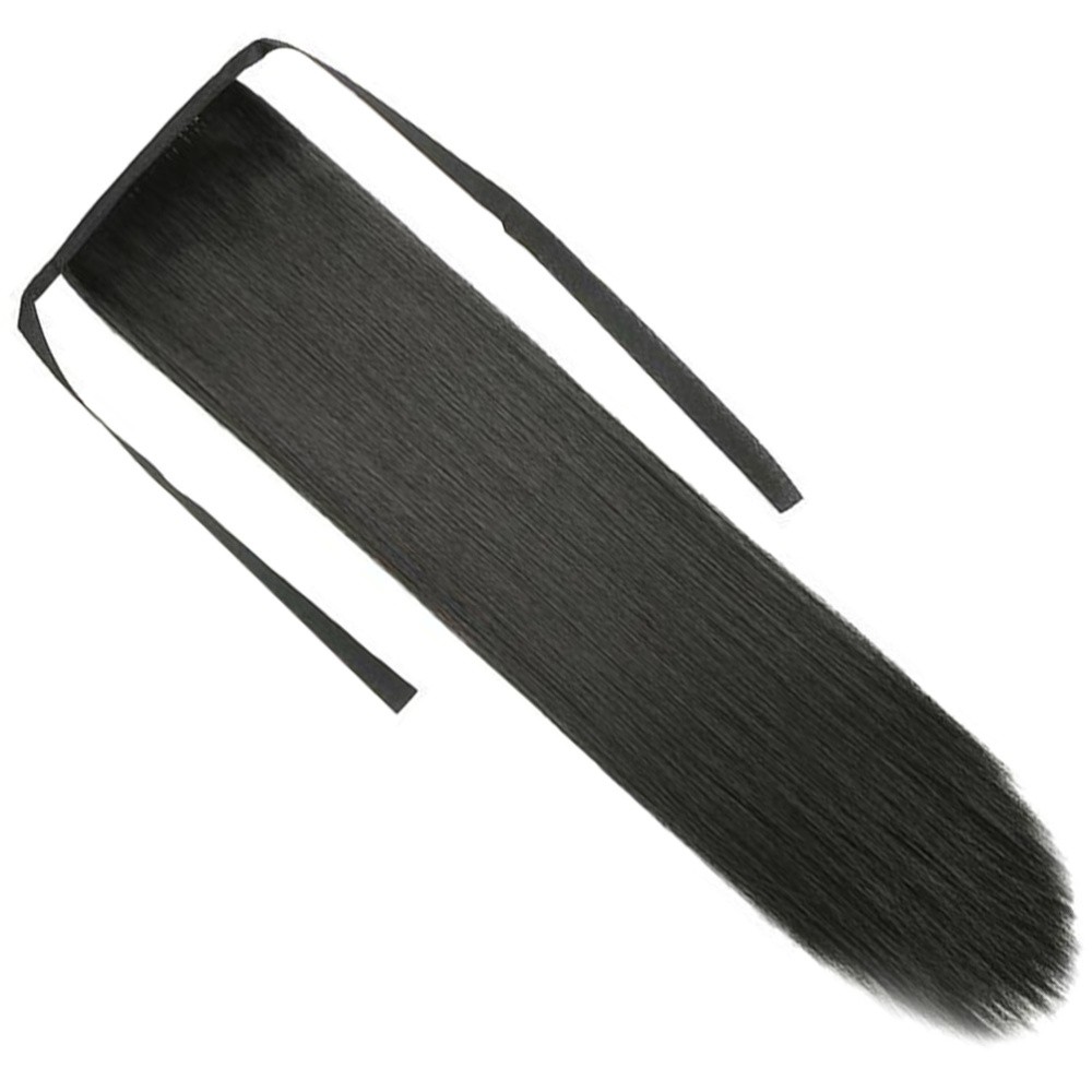 High Temperature Fiber Straight Ponytail Extension for Women Girls