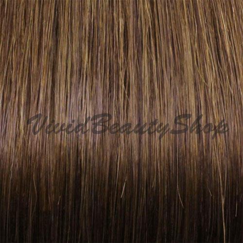 200 I Stick Glue Tip Micro Bead Straight Remy Human Hair Extensions Light Brown