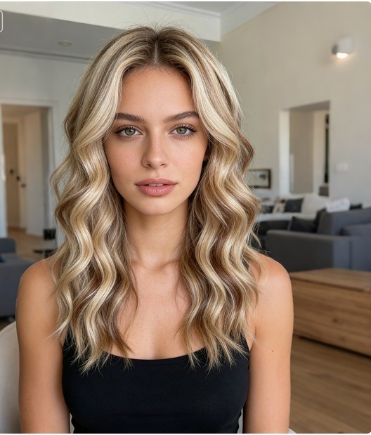 18Inch Highlight Blonde 100% Remy Human Hair 13×4 Lace Front Wig