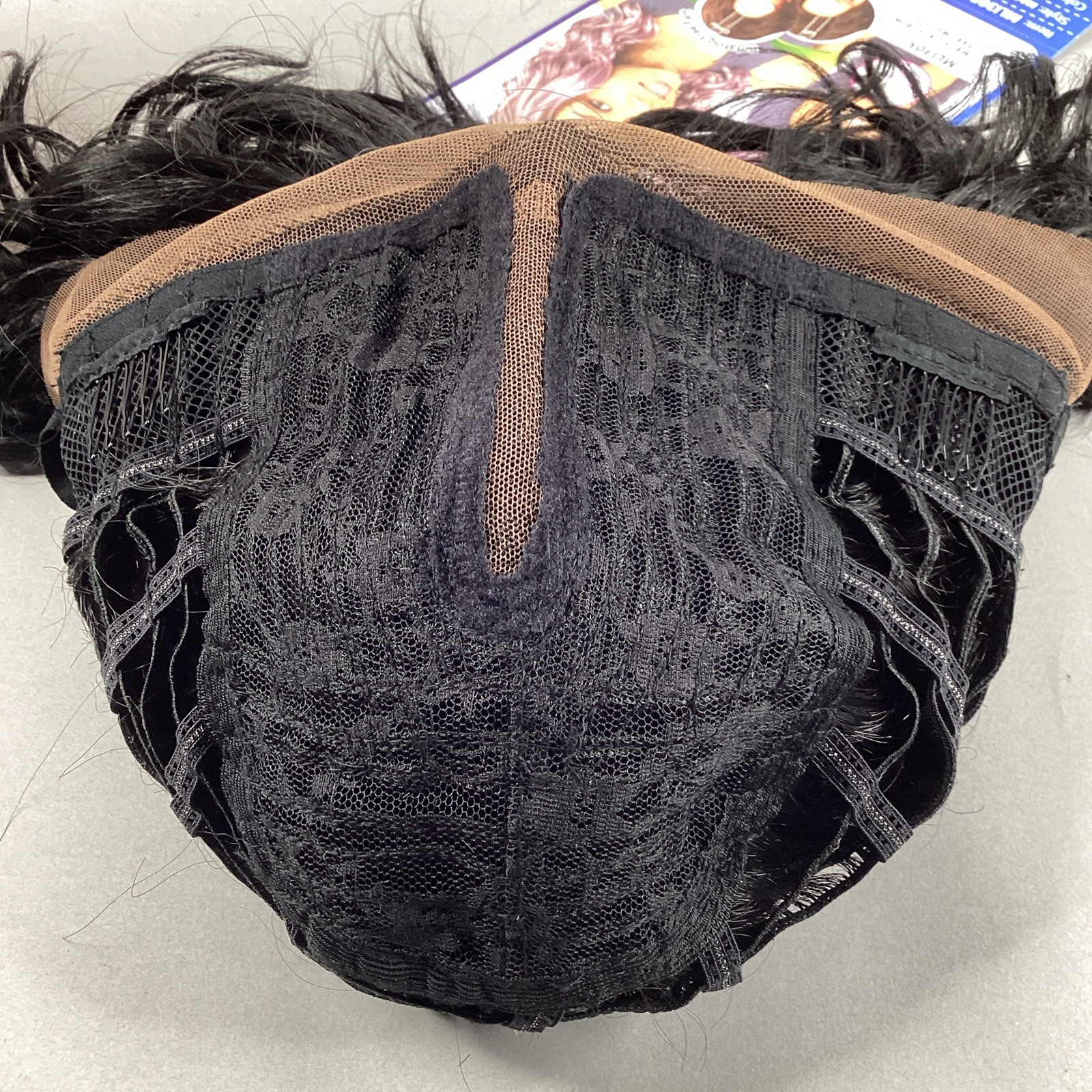 MLI305 Magic Lace Short Wavy #1B Off Black Lace Front Synthetic Wig