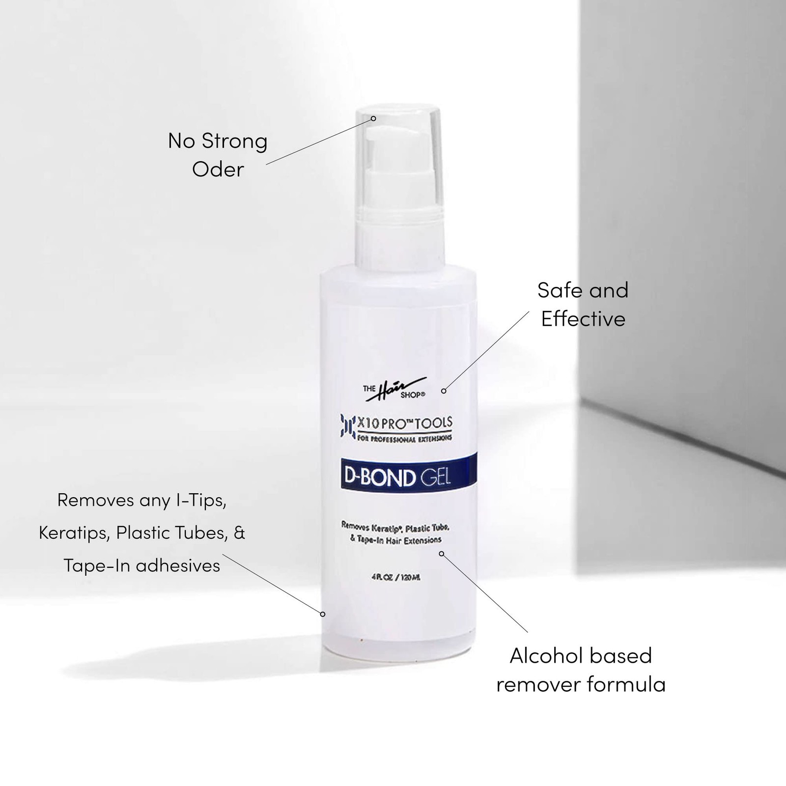 X10 Pro-Tools D Bond Gel Remover by , Keratin Glue Fusion Pre Bonded U Tip, K…