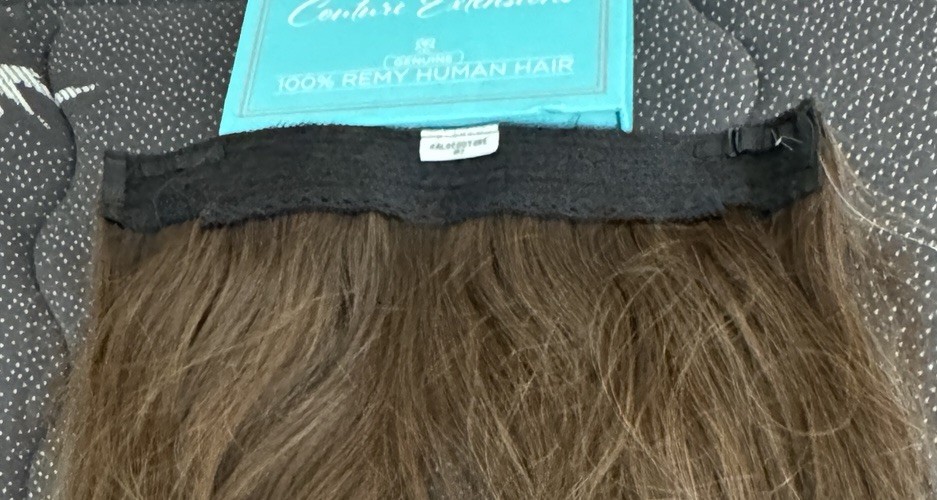 HALO Couture Original 100% Remy Human Hair Extensions 16″ Color #2 Dark Brown