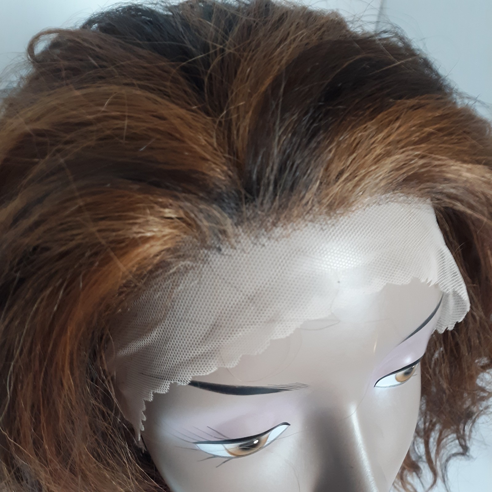 Vivica A Fox Womens Orlando-V Wig Deep Swiss Lace Front Synthetic Hair P4/27/30