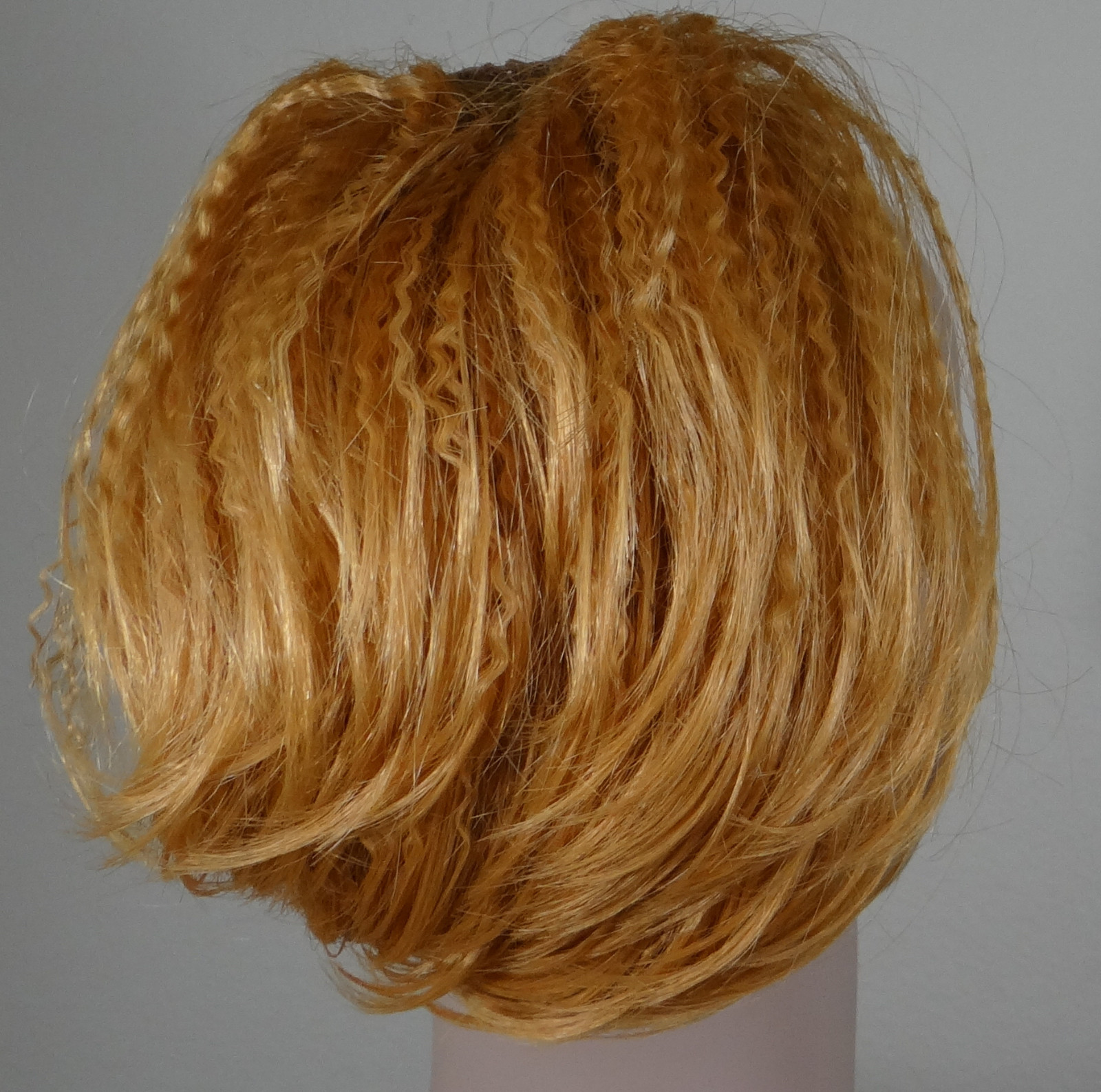 SAM SUNG IMEX blonde/brown/auburn/tipped Pony Tail waffle hair wig,# kangaroo-S