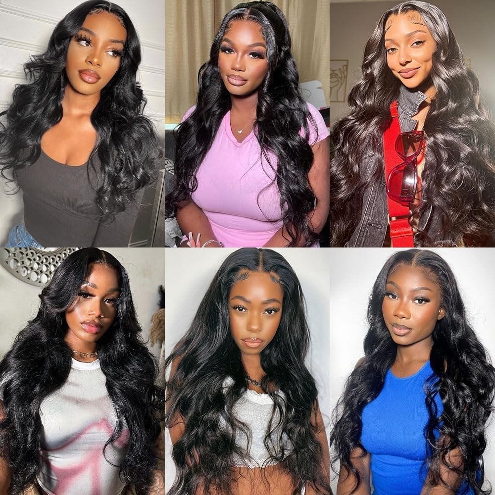 14A Body Wave Human Hair Bundles 20 22 24 Inch Thick Weave Natural Color