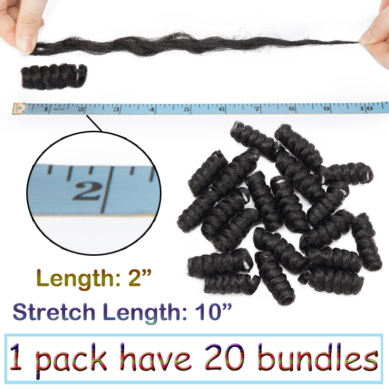 2″ Short Spring Toni Curly Hair Extensions Jumpy Wans Curl Crochet Braids Brown