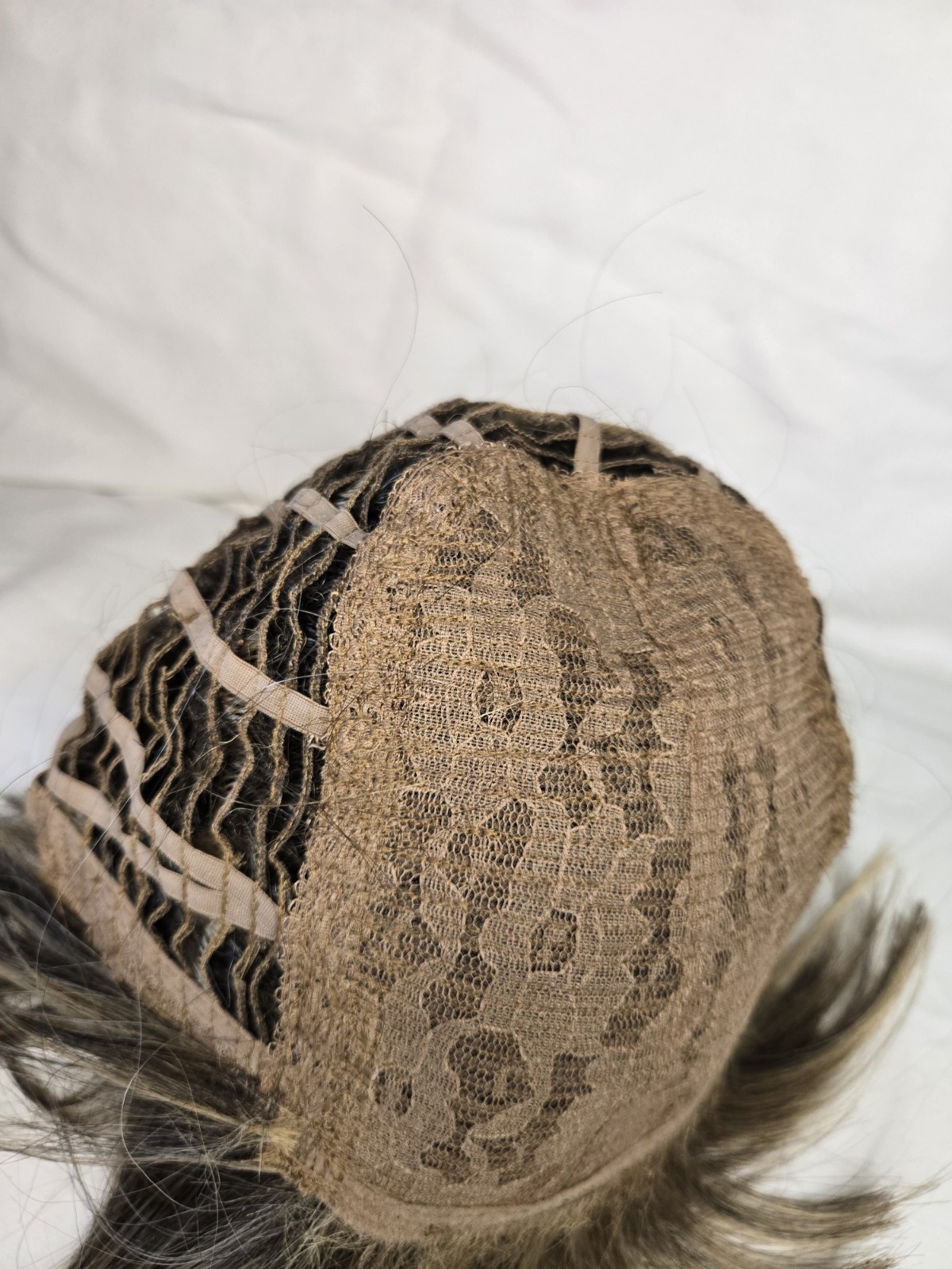 Weft Lace Top Wig Hairpiece Small/medium Adjustable Acrylic Highlights
