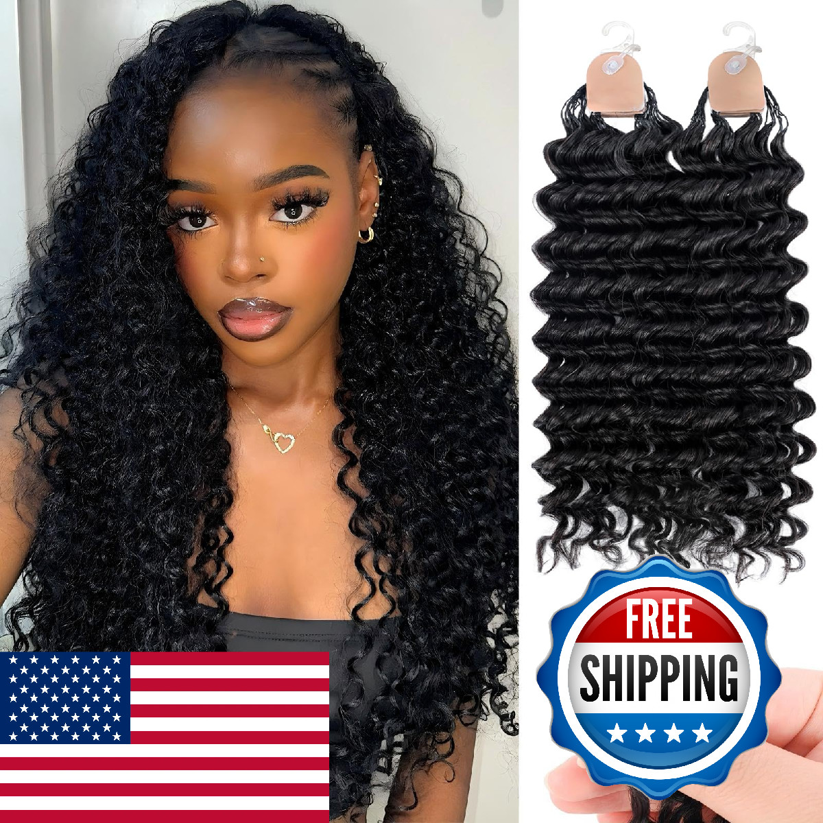 Dressmaker Human Crochet Hair For Black Women 14 Inch Feather Human Hair