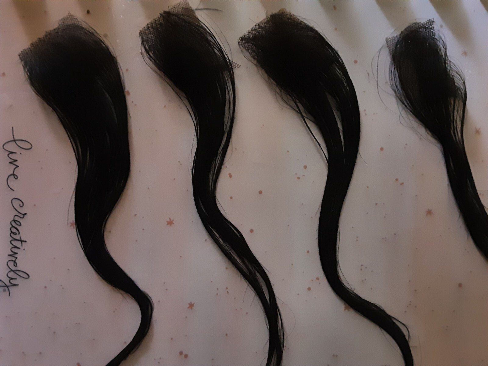 lace baby hair/ reusable and can be cut to desired length.