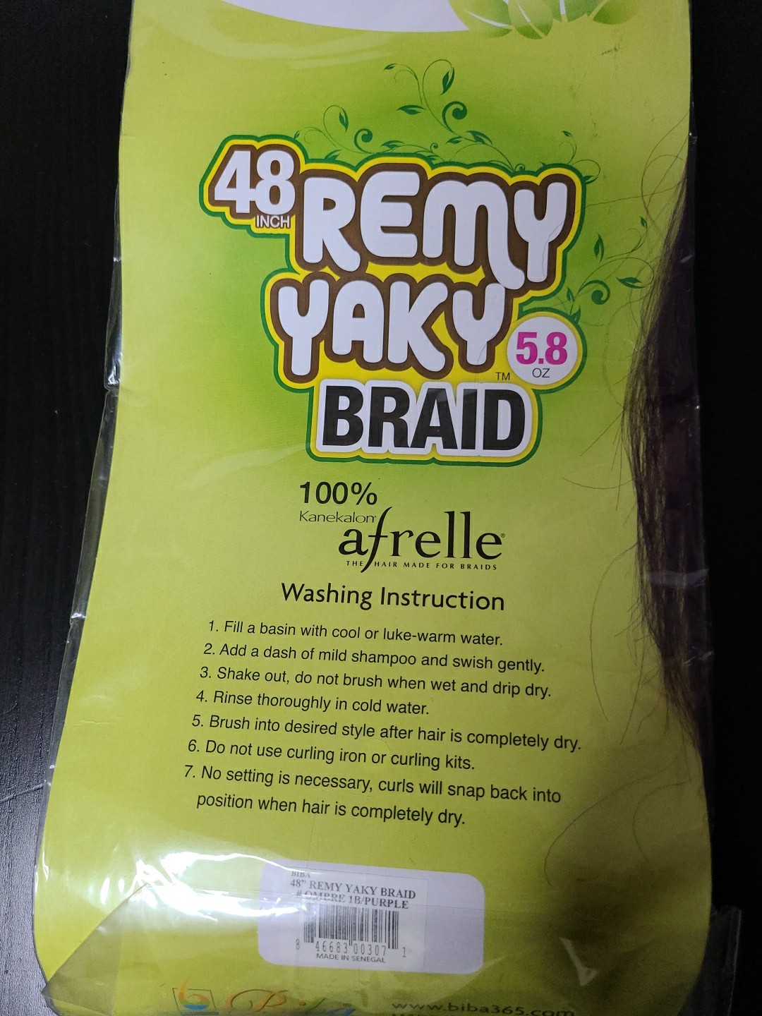 XXX Triple Hair 48 inch Remy Yaky Braid Afrelle Ombre Color Purple