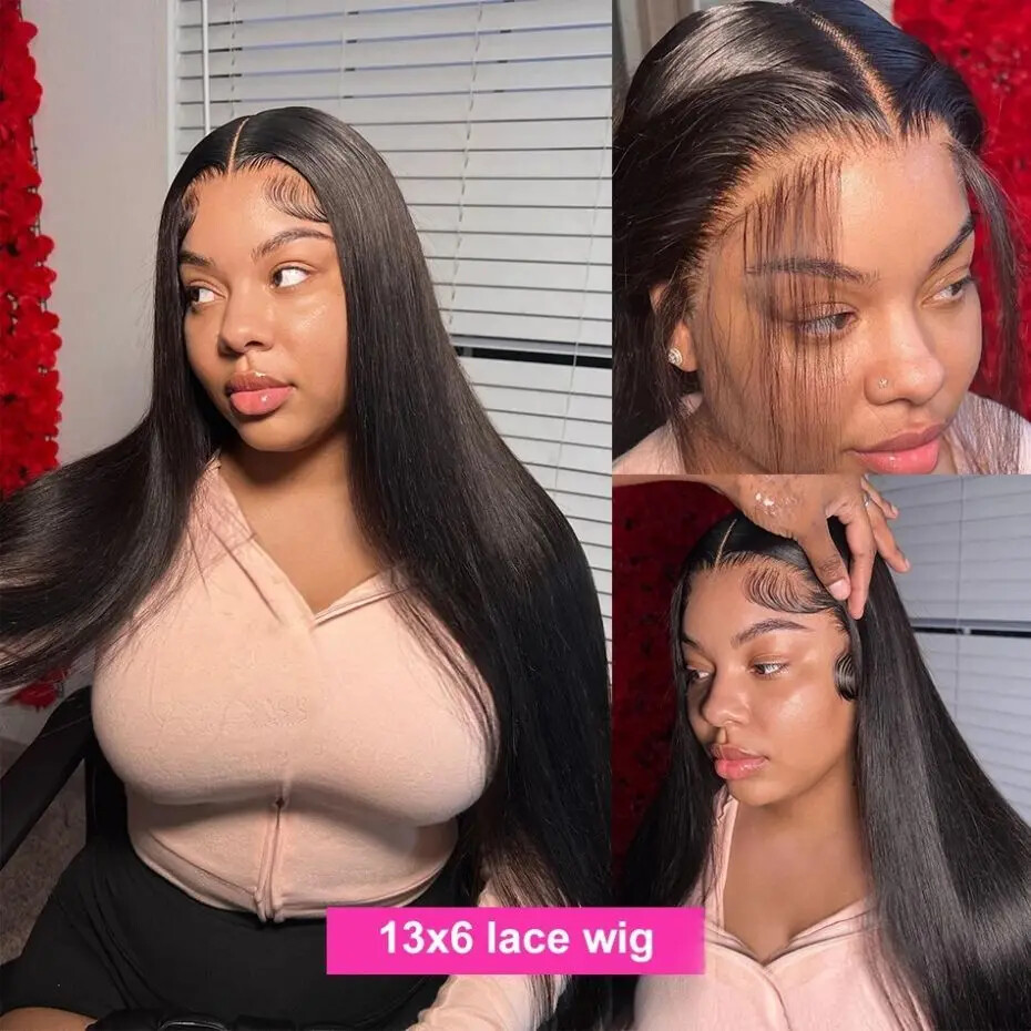 360 Full Transparent HD Lace Wig Straight 13×4 13×6 Lace Front Wigs Lace Wigs