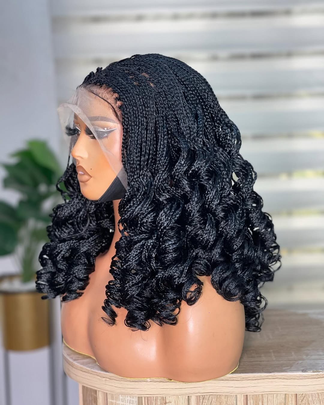 Cornrows Braided wig, Box Braid wig, Knotless Braided wig, wigs for Black women