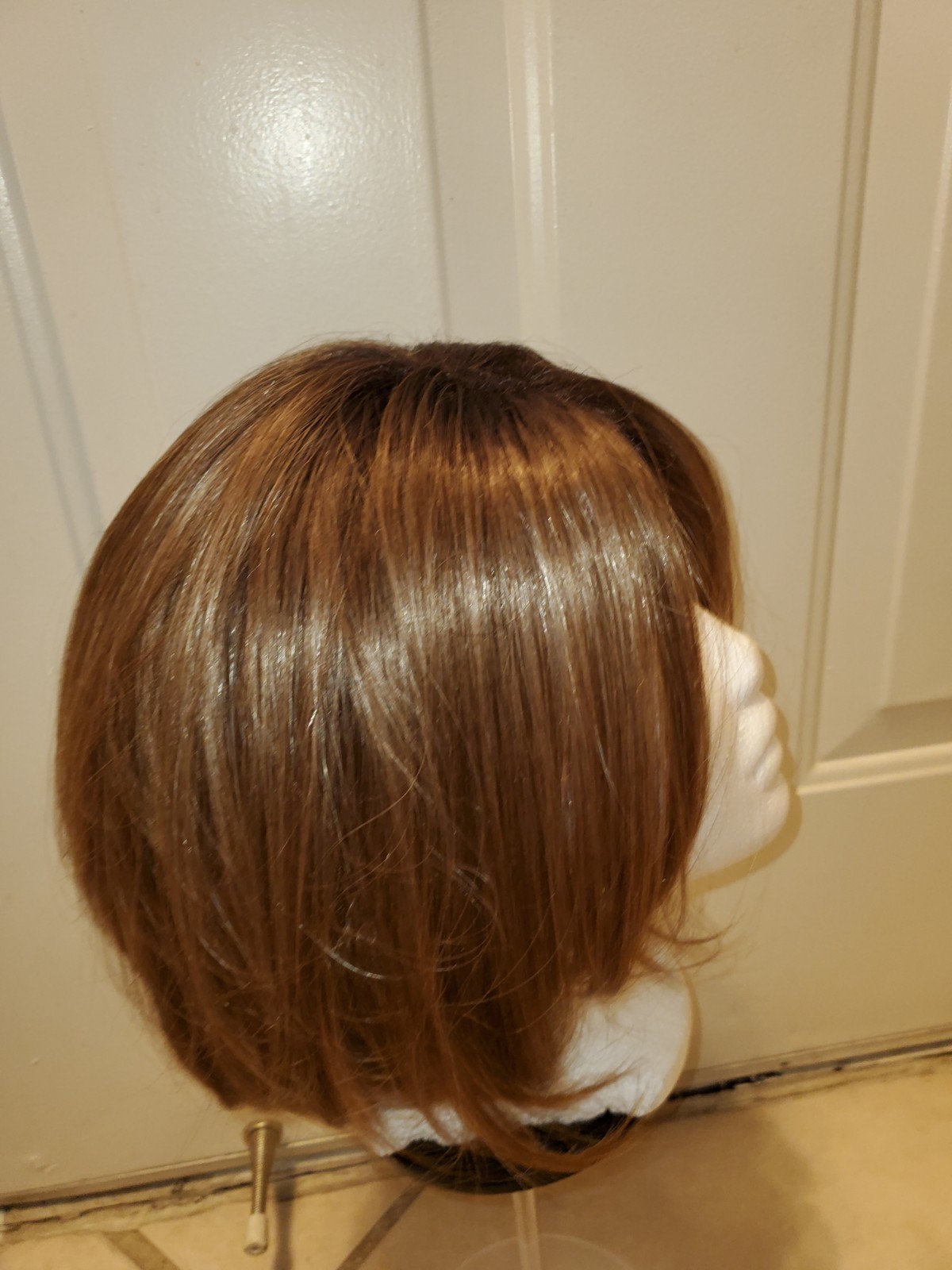 10 Inch Light Brown Synthetic Wig