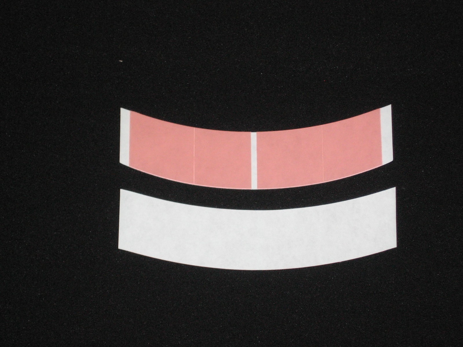 Walker Mini Strips Sensi-Tak Red Liner Clear Tape 144 Pieces 72 Strips/Bag~Wigs.
