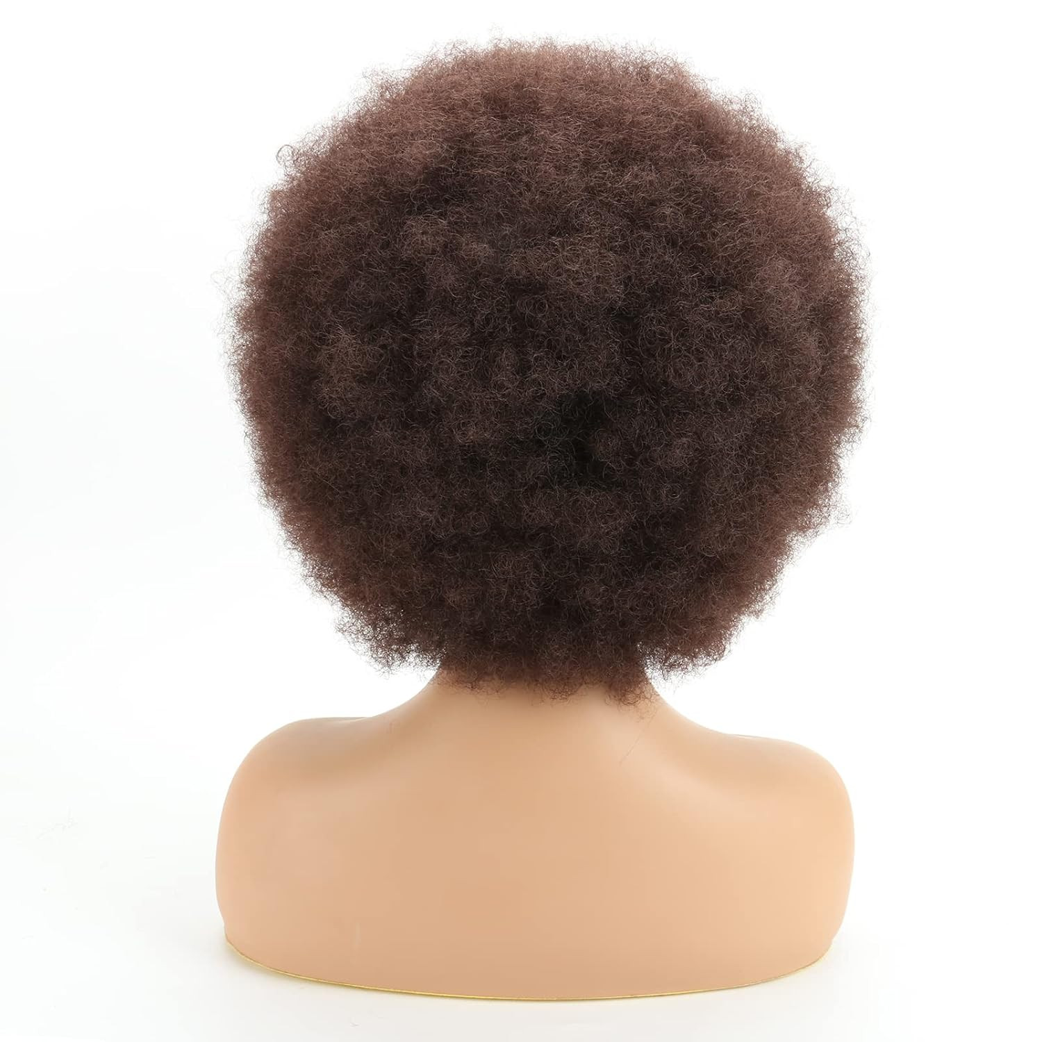 Puffy Afro Wig for Black Women, Light Brown Afro Wigs 70S Large Bouncy and Soft