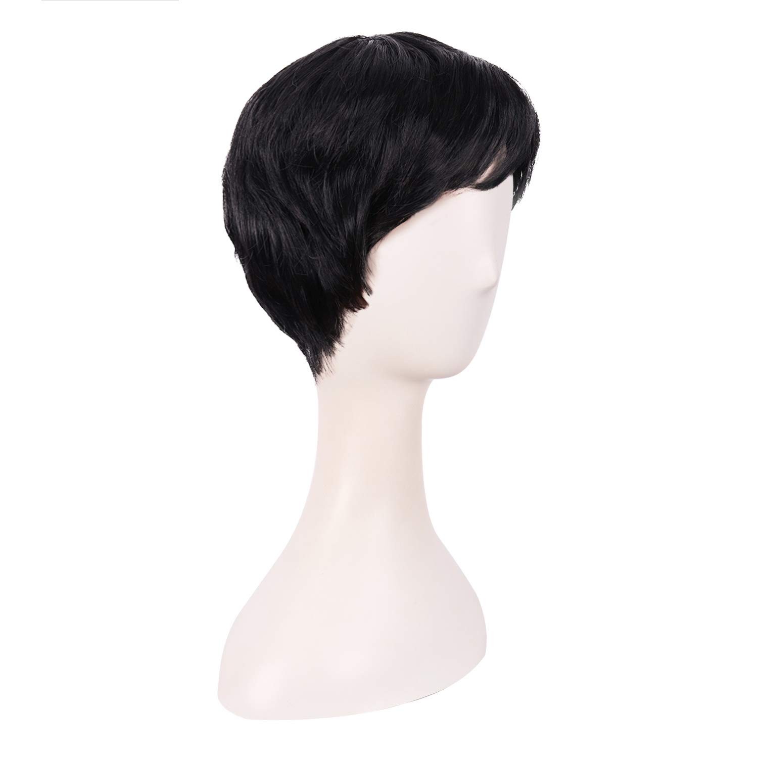 10 Inch/25cm Fashion Women Short Curly Wig (Black)