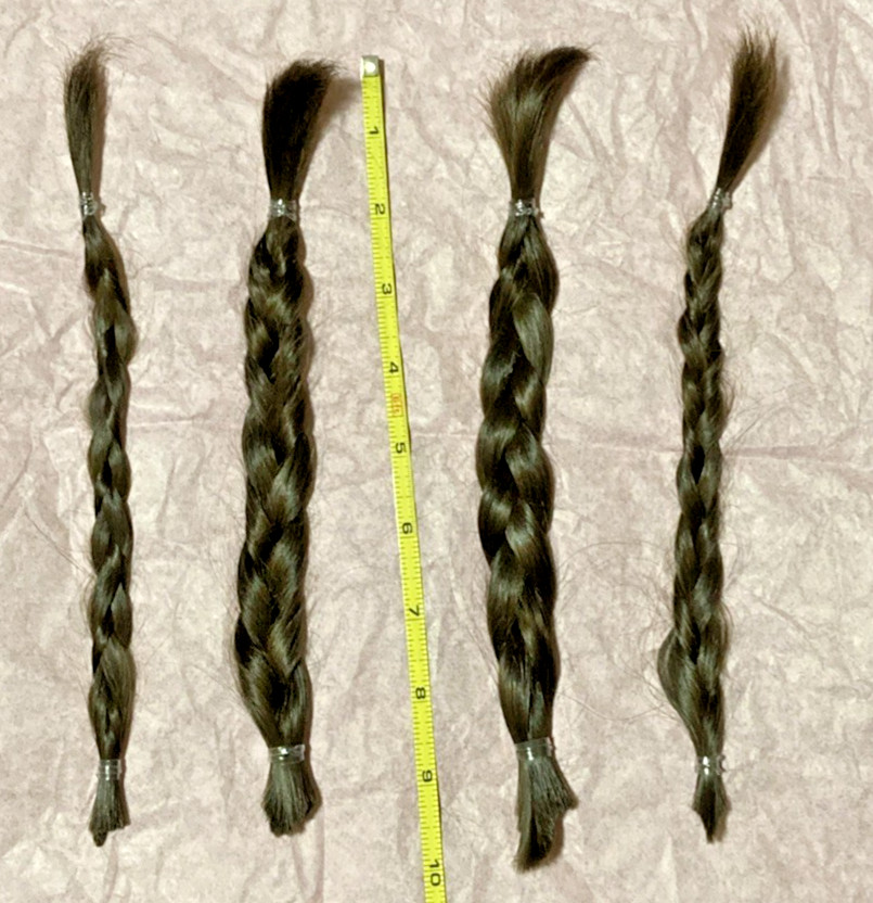 human hair bundles straight / slightly wavy 9+ inches virgin hair very soft