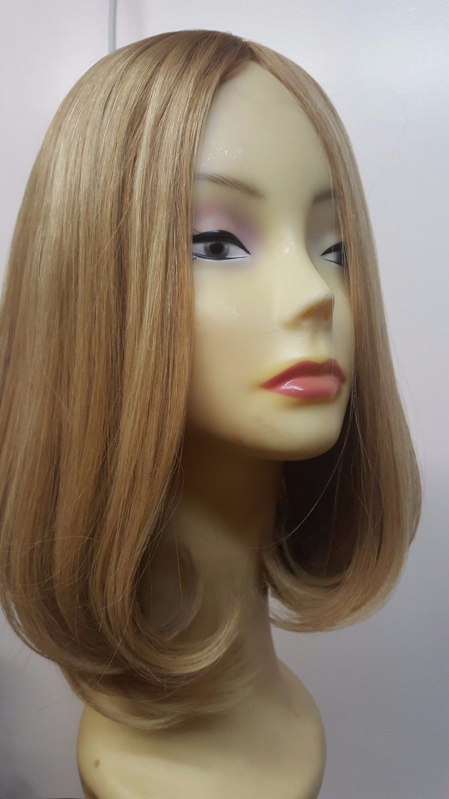 Malky European Multidirectional Hair Kosher Wig Sheitel Blonde Highlight 12/24